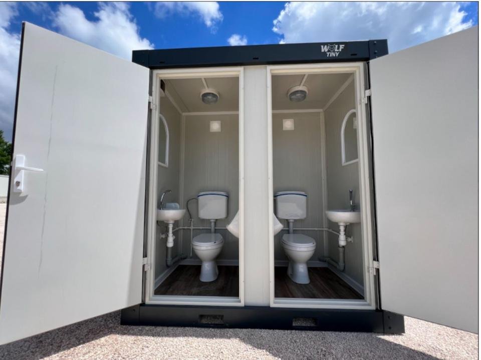 CONTENEDOR SANITARIO WC DOBLE (120X 220M) NUEVO - Imagen 3