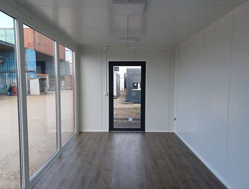 CONTENEDOR DE OFICINA OPEN SPACE 3 X 6 CON VITRINAS - Imagen 8