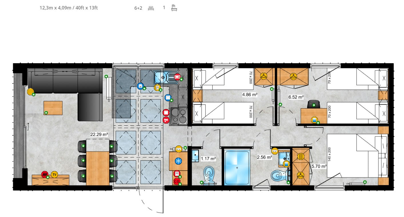 CASA MÓVIL (LUJO Y PRESTIGIO)12,5 X 4,9 M - Imagen 6