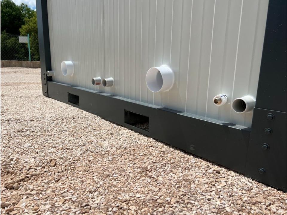 CONTENEDOR SANITARIO WC DOBLE (120X 220M) NUEVO - Imagen 5