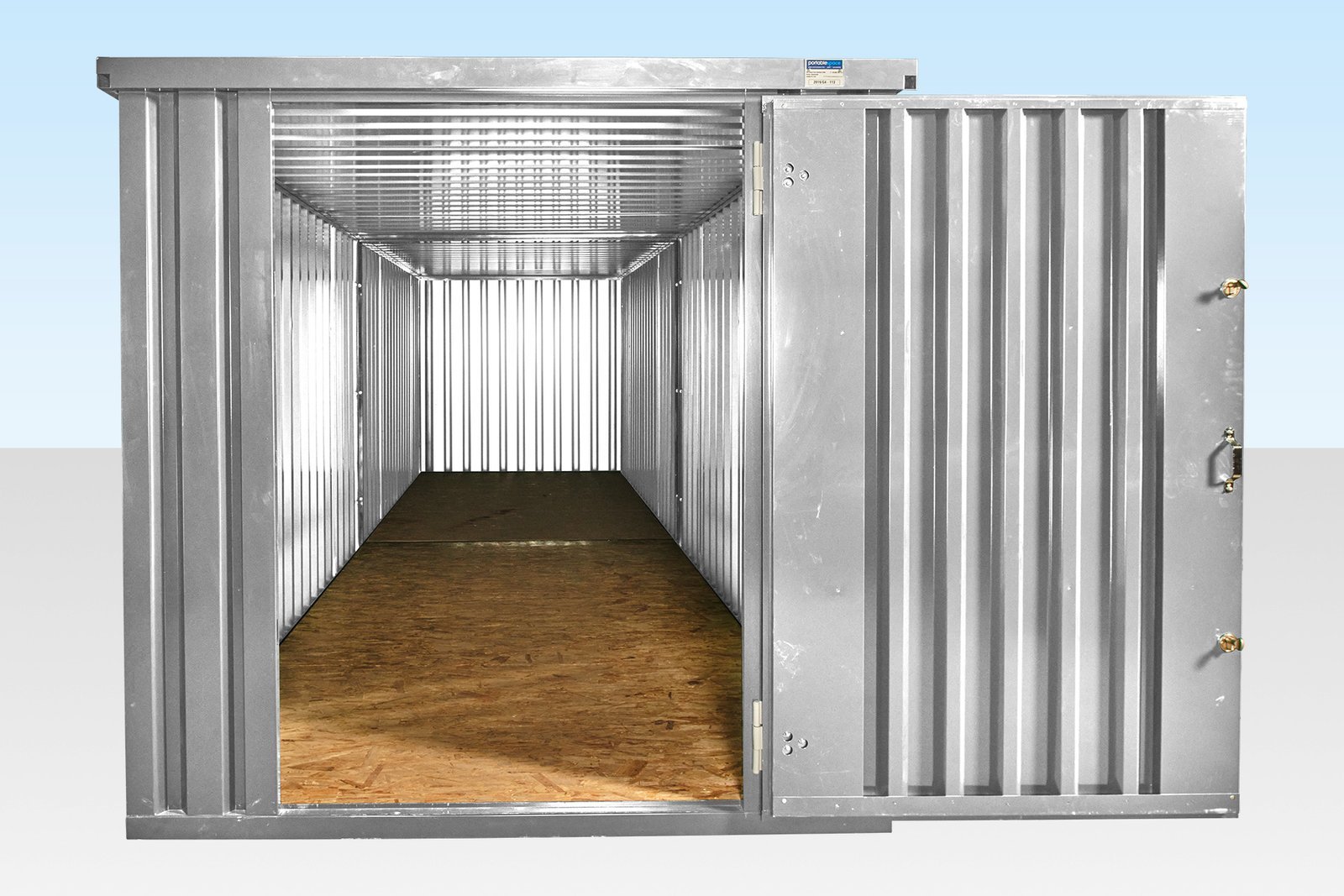 Paquete de contenedor de 6m x 2.1m enlace en los extremos (galvanizado)