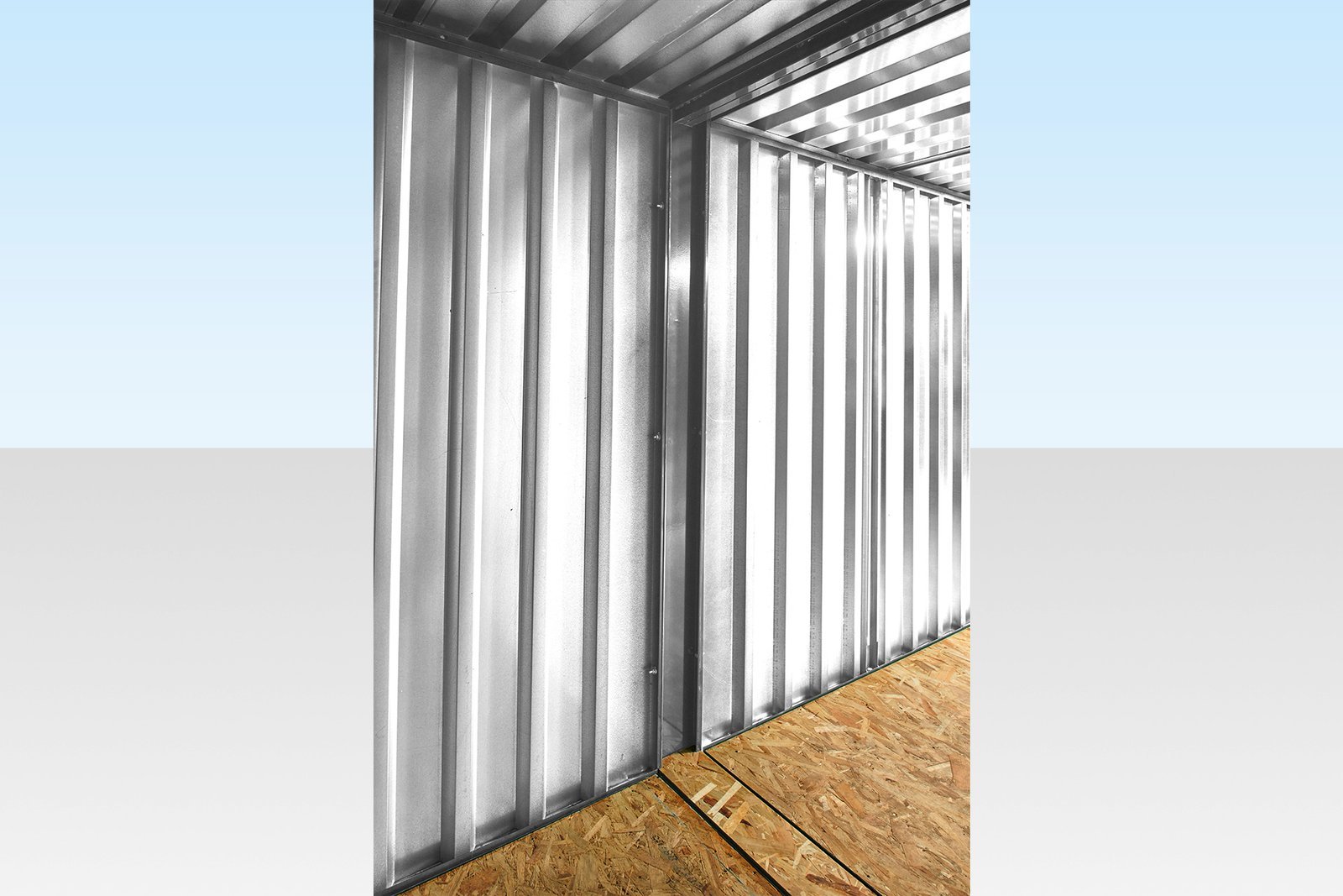 Paquete de contenedor de 6m x 2.1m enlace en los extremos (galvanizado) - Imagen 6