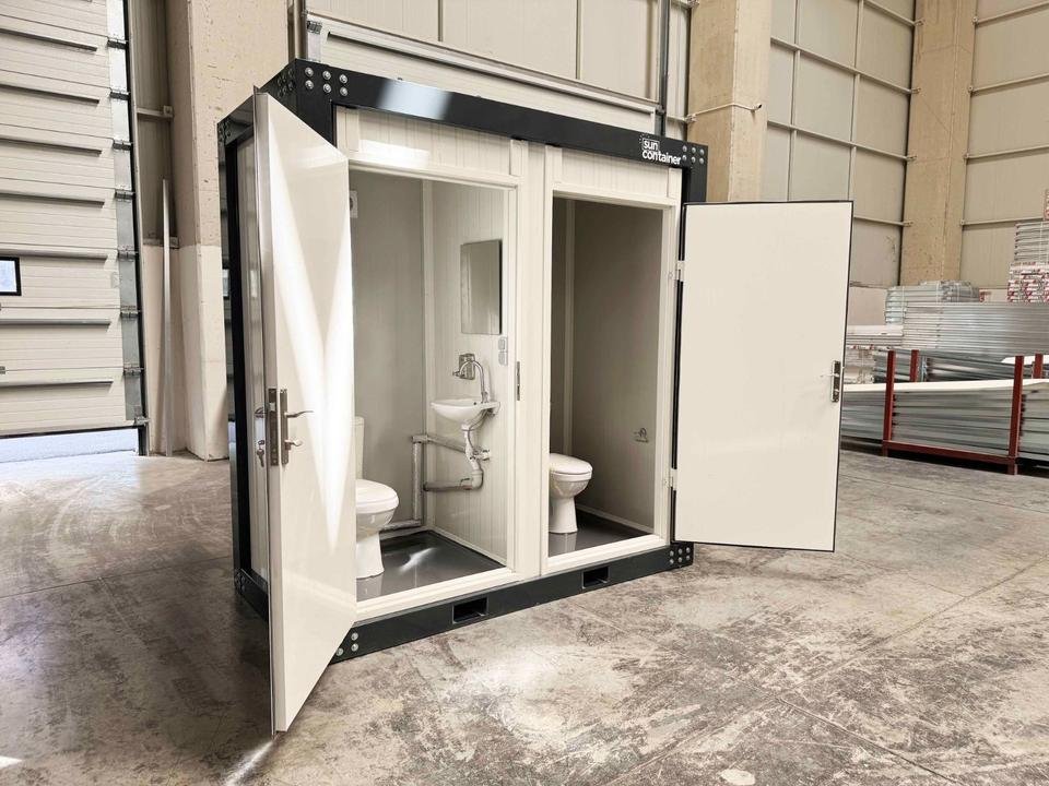 CONTENEDOR SANITARIO DOBLE CON WC (240X120M)NUEVO - Imagen 7