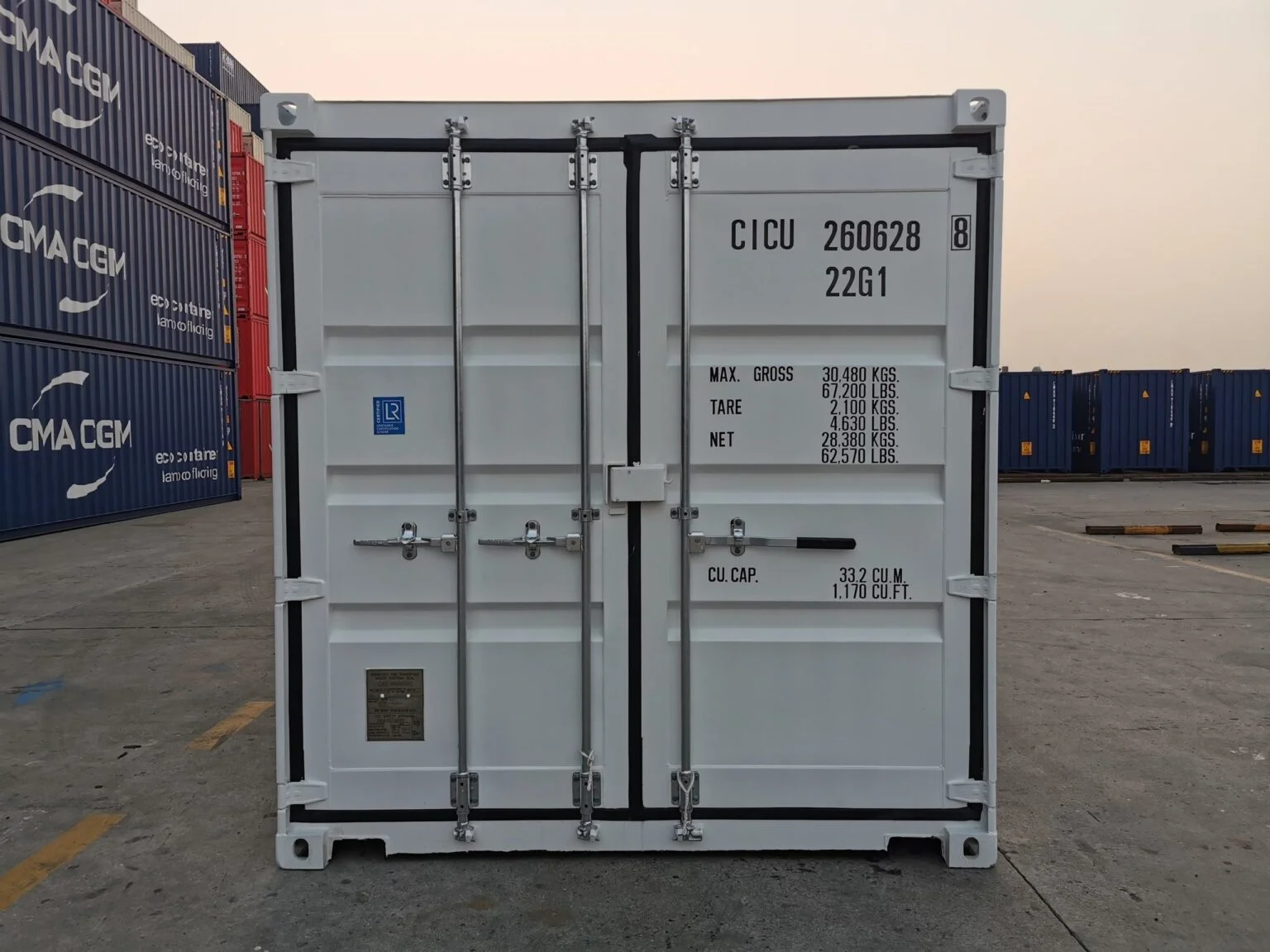 Contenedor marítimo de 20′ DRY 1st trip «Easy Open Door». - Imagen 2