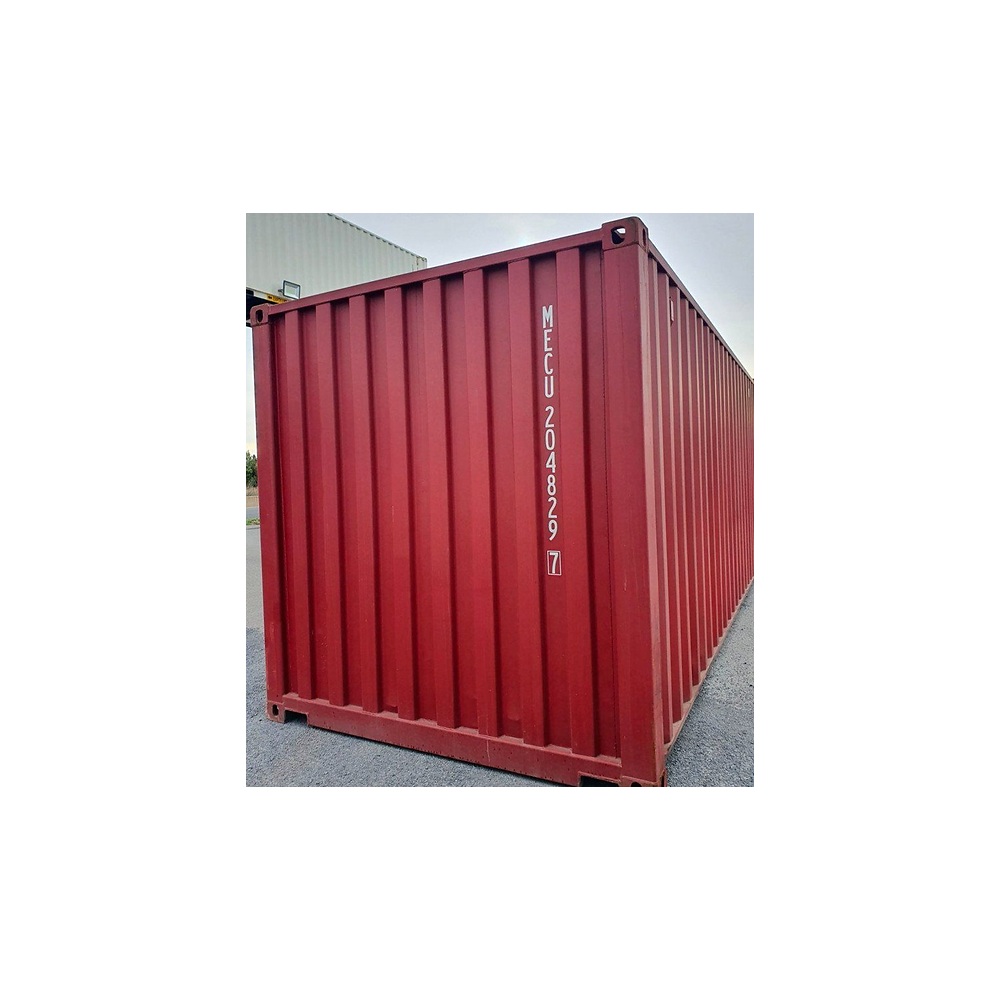 CONTENEDOR AUTOSERVICIO DE 20 PIES CON PISO DE BAMBÚ – ROJO - Imagen 3