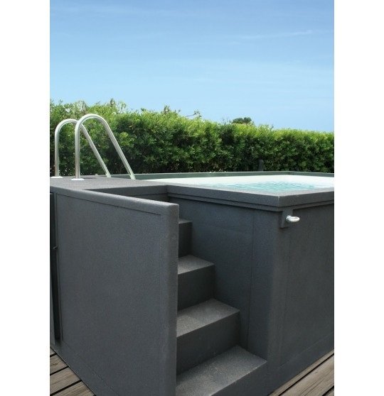 Mini contenedor de piscina móvil 5M25x2M55x1M26 - Imagen 8