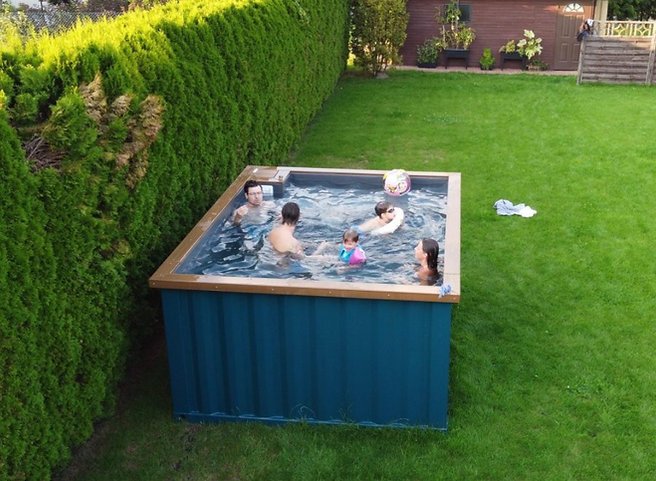 Piscina spa contenedor 3,0mx 2,5m con jacuzzi, Paquete Confort – Image 3