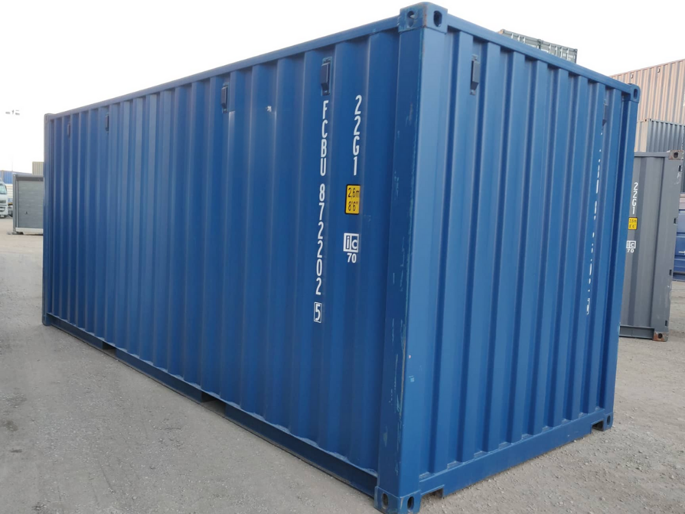 Nuevos contenedor 20′ - 6 metros - MIIU8722029 – TALLIN Azul - Imagen 3
